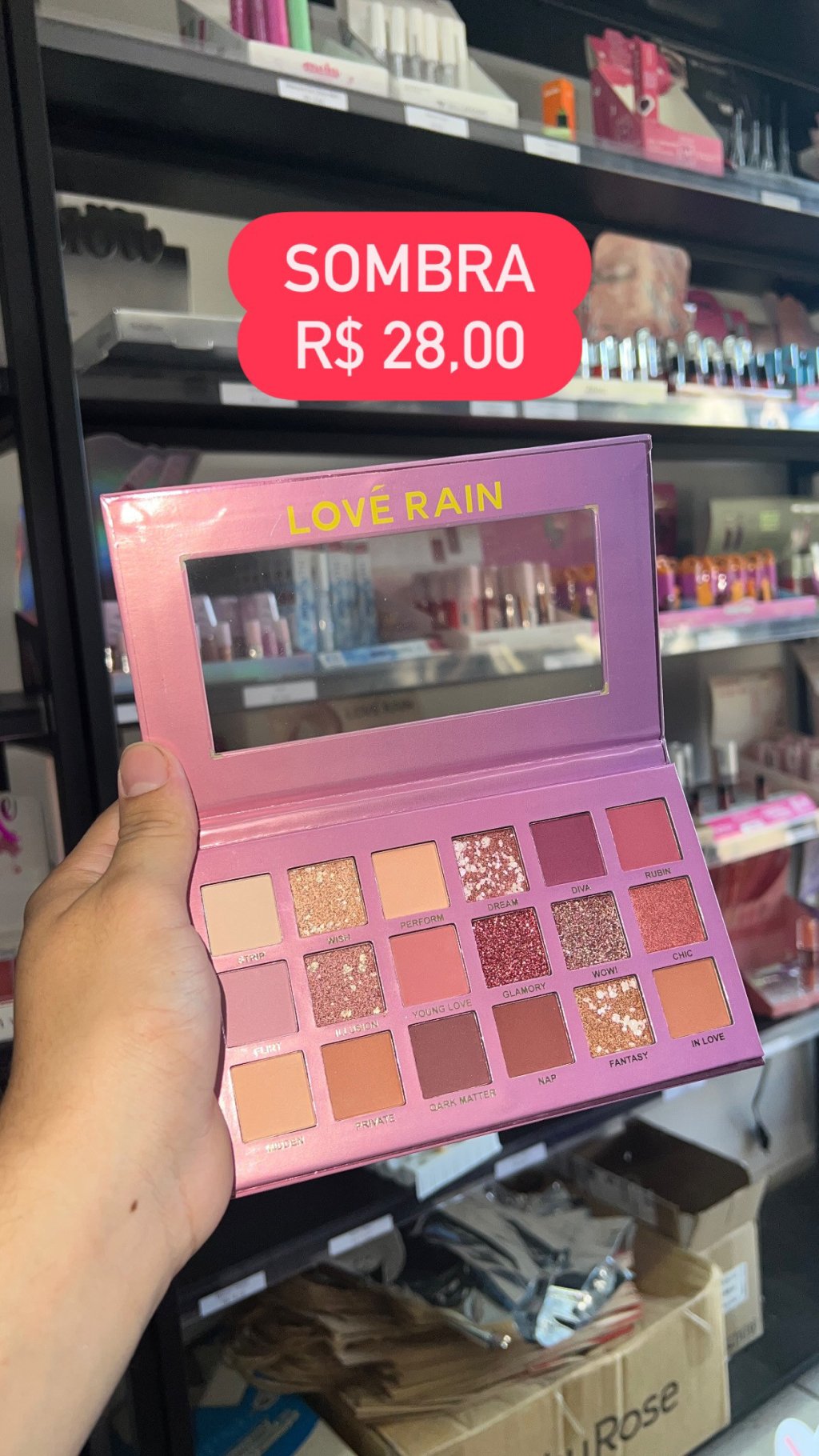 Paleta de sombras Love Rain