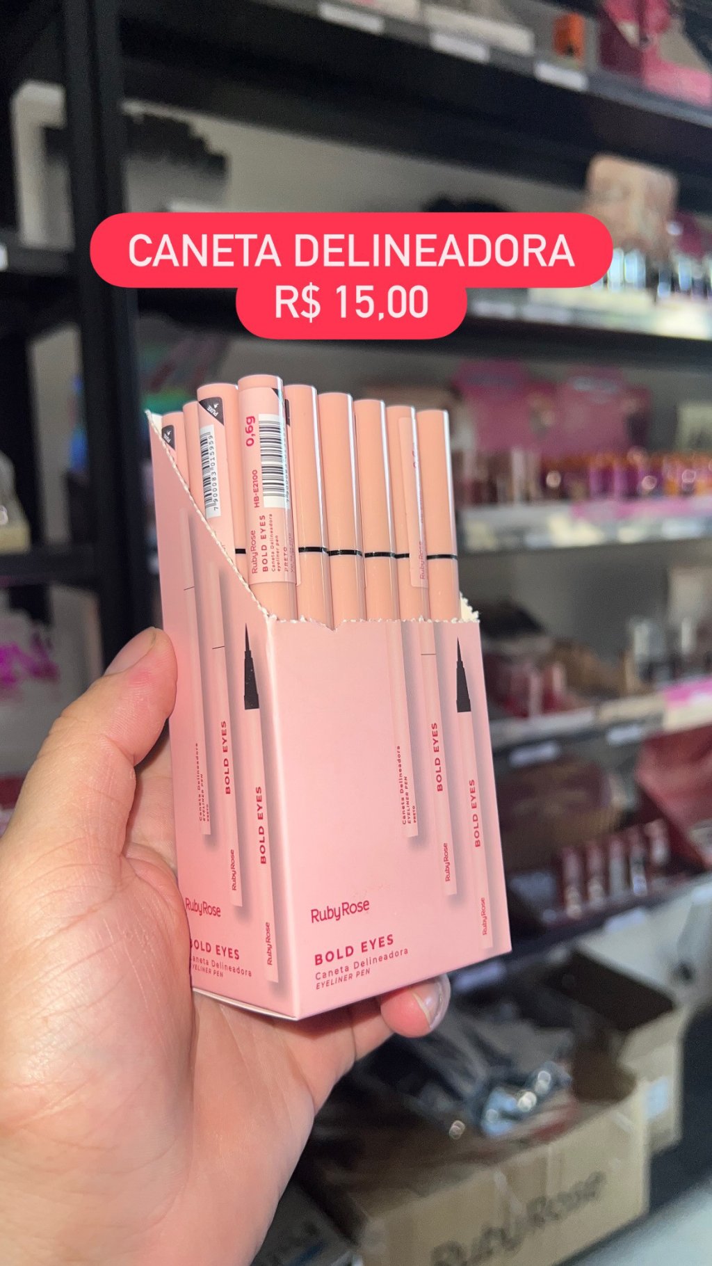 Caneta delineadora Ruby Rose