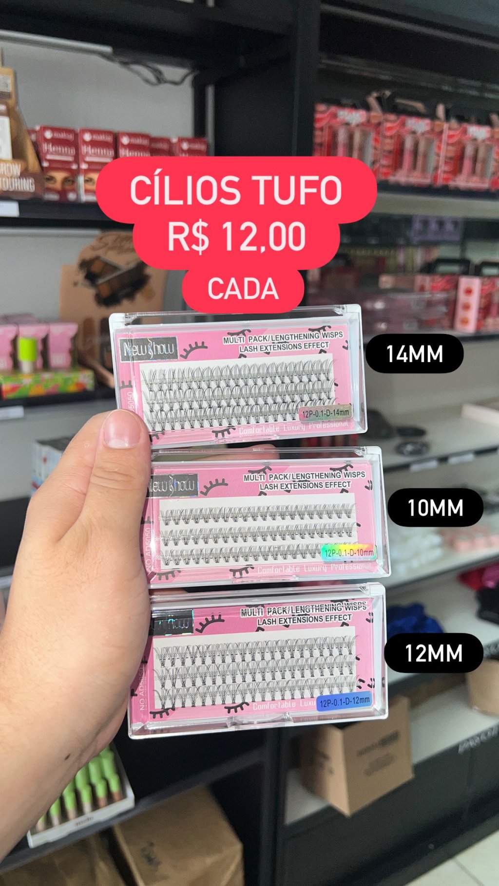 Cílios tufinho New show 