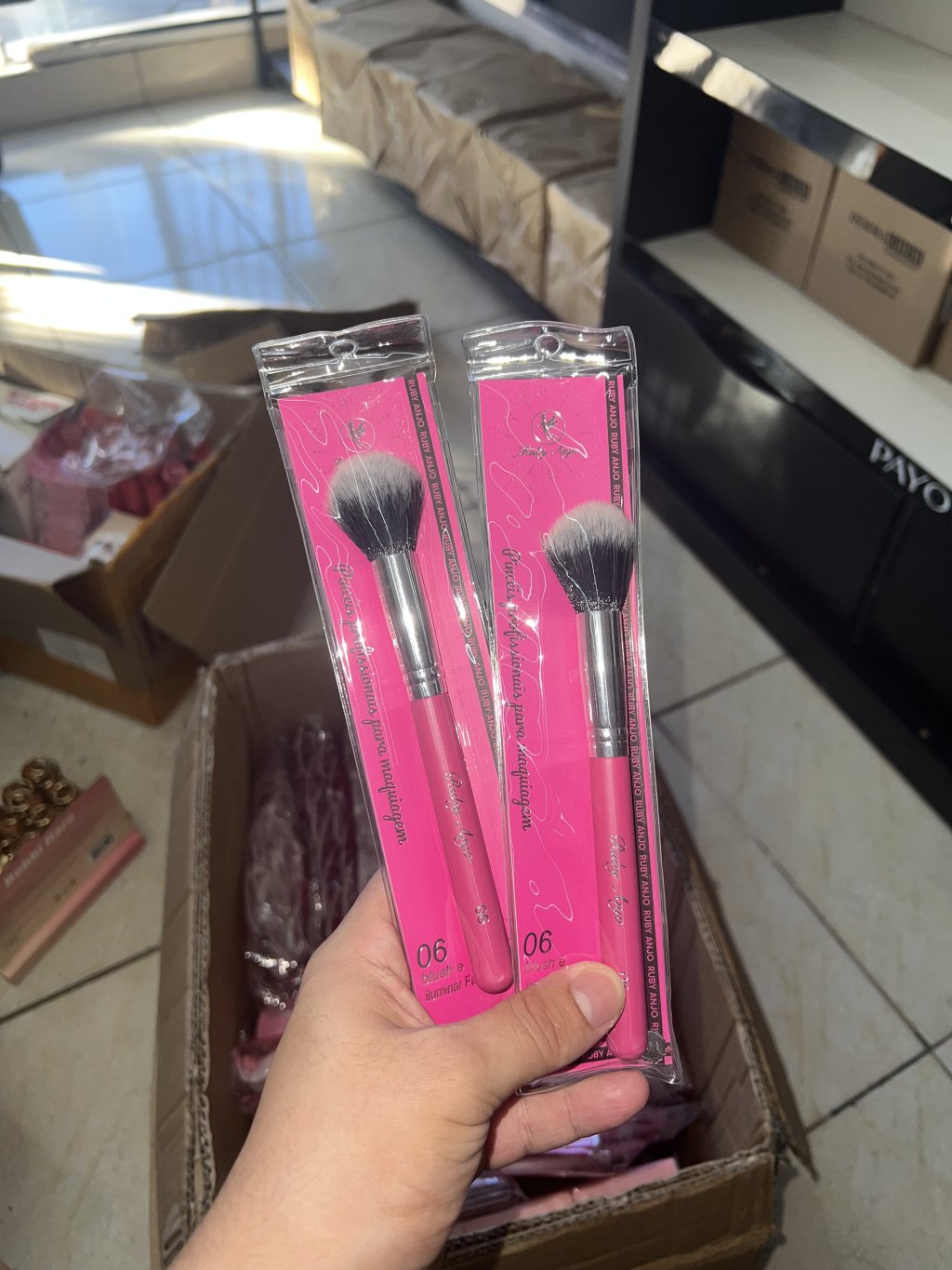 Pincel para iluminador 