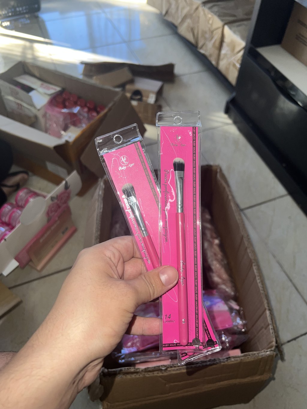 Pincel para corretivo 