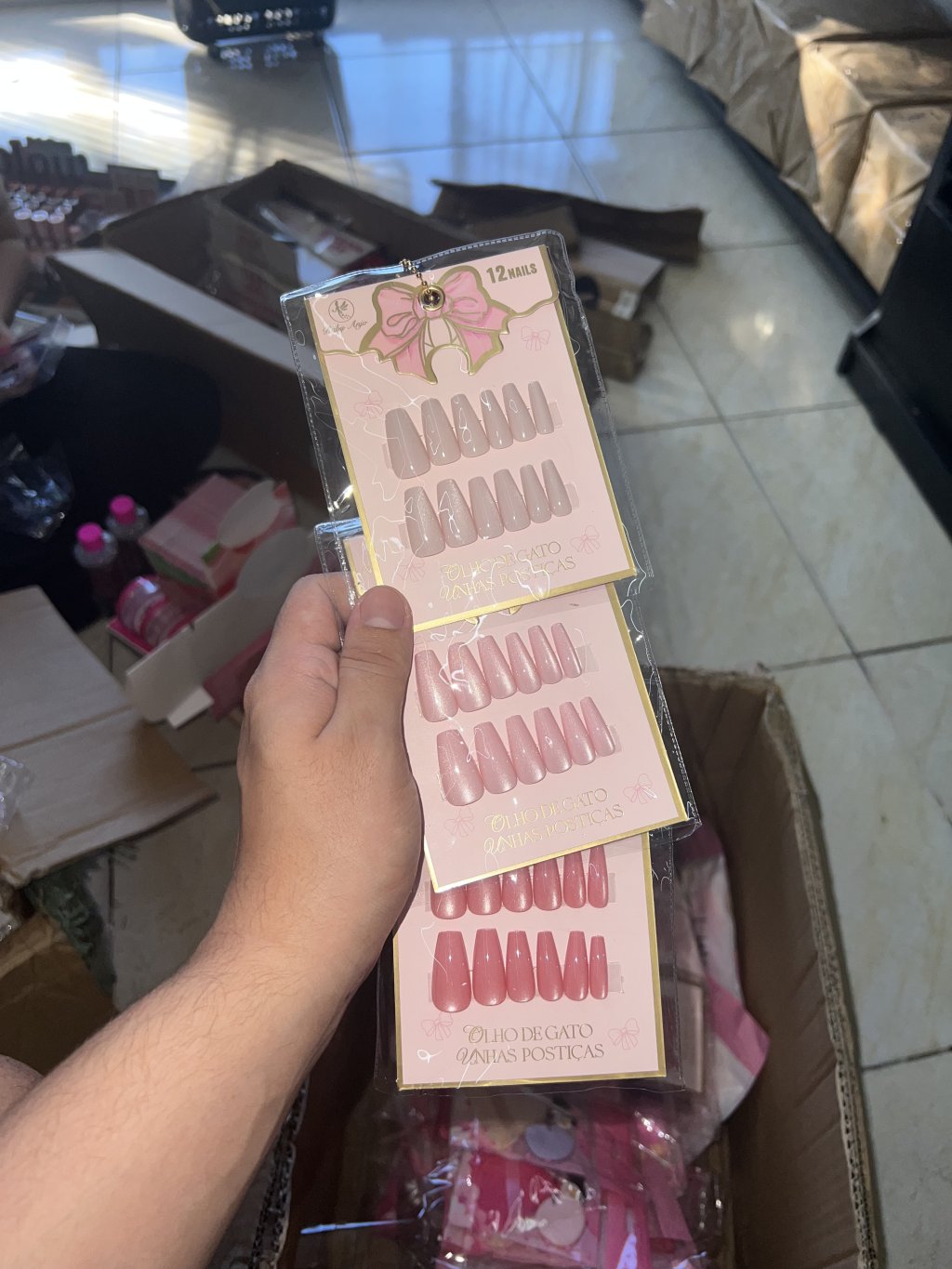 Unha postiça bailarina 