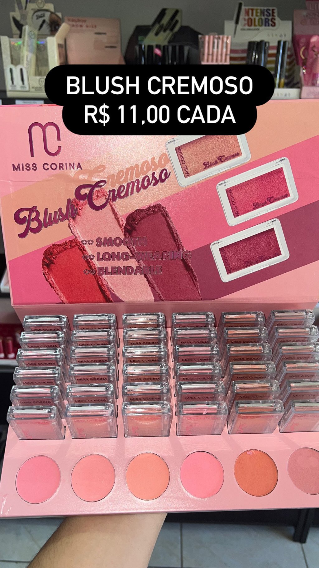 Blush cremoso 