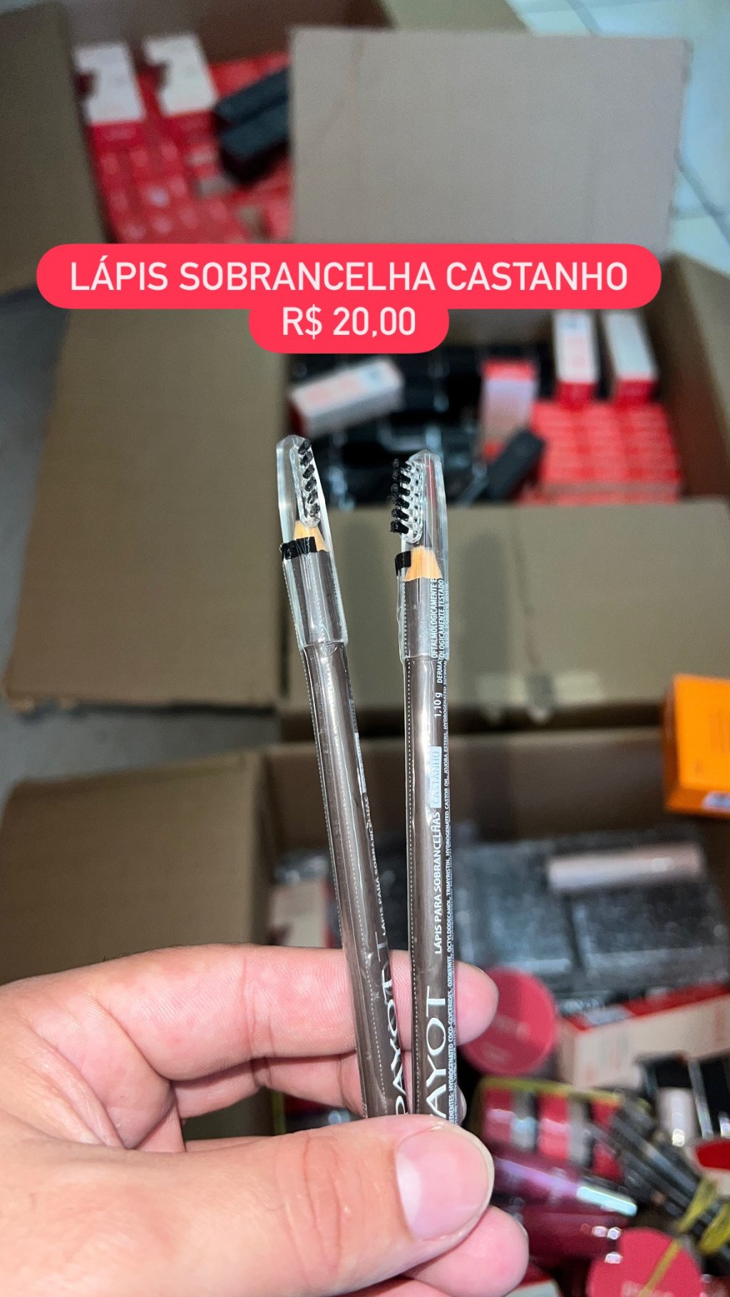Lápis de sobrancelhas Payot 