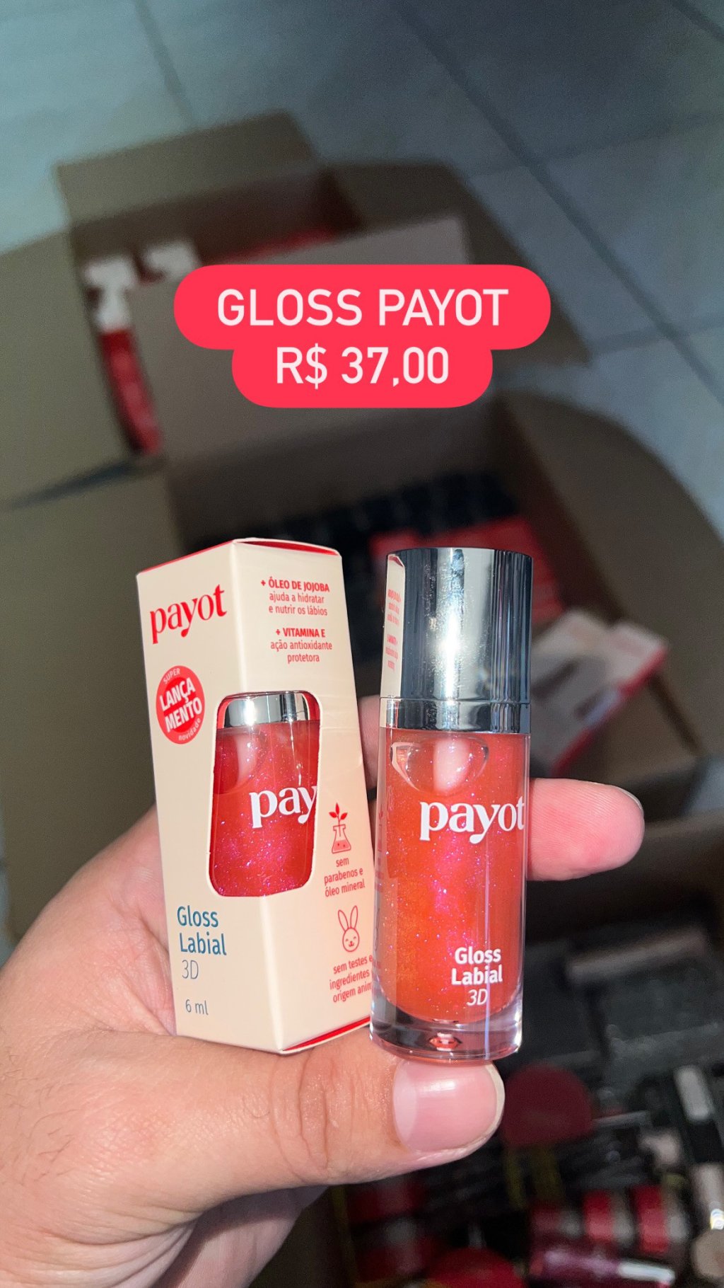 Gloss 3D coral Payot 