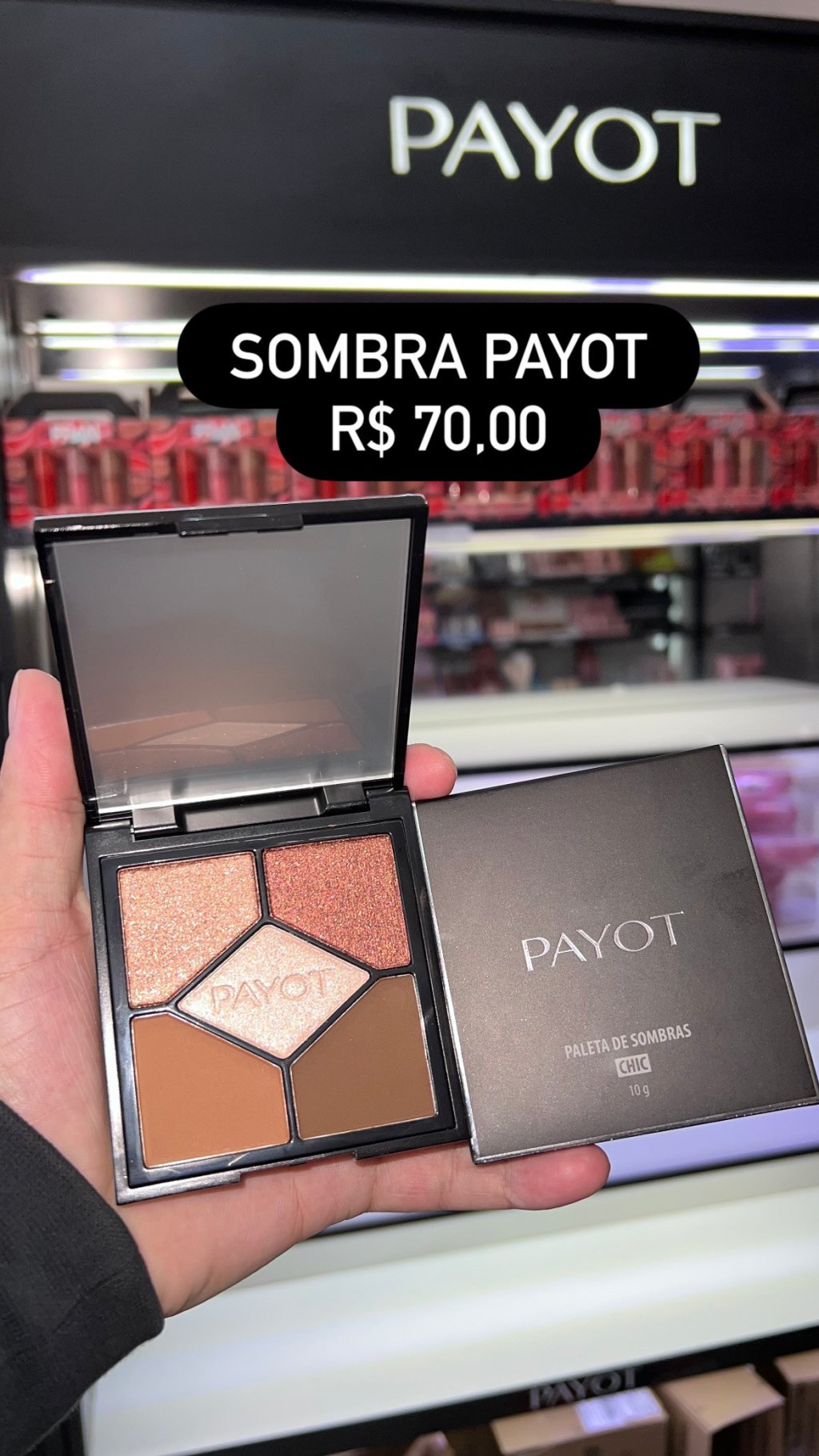 Paleta de sombras Payot 