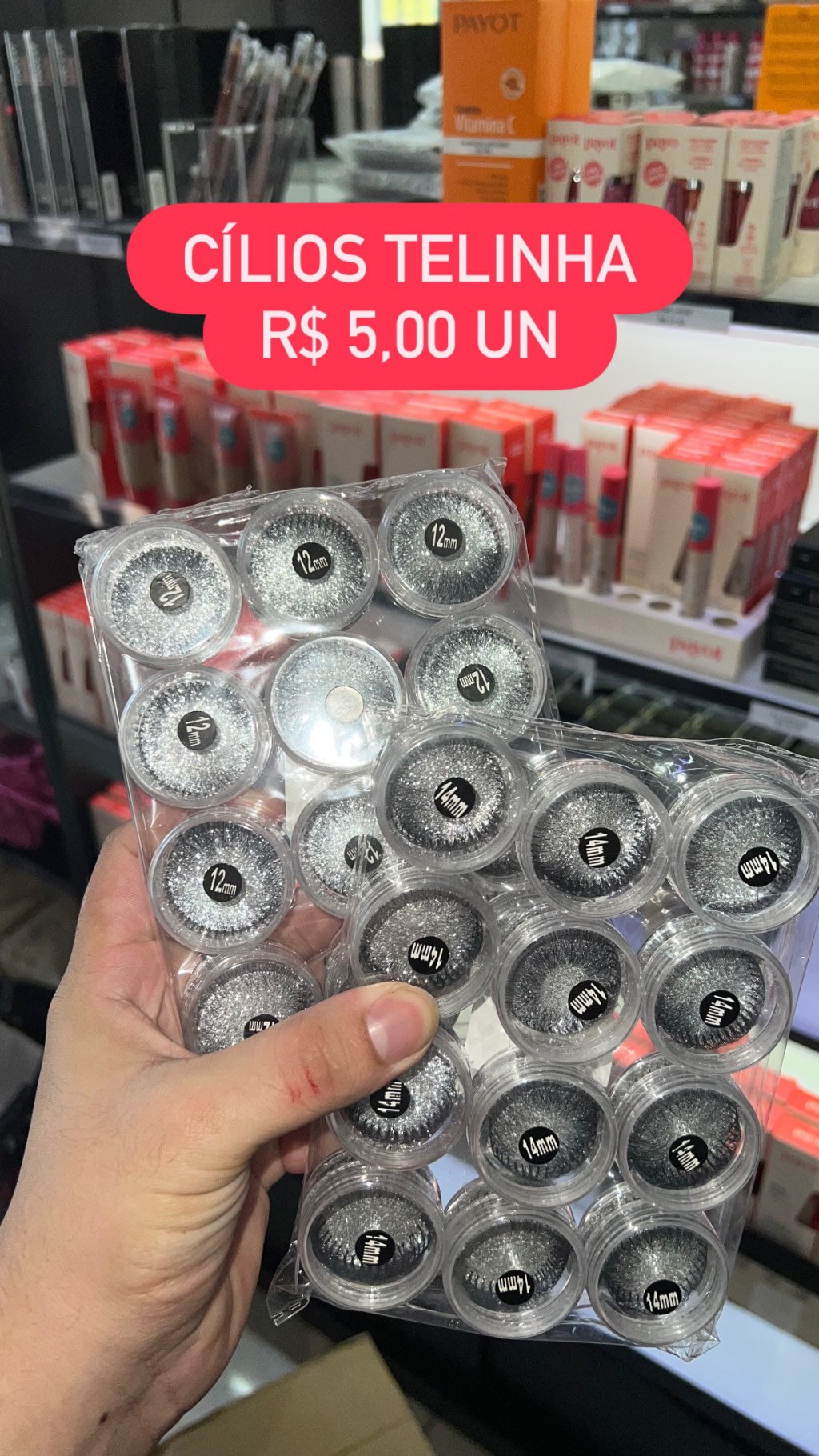 Cílios telinha 