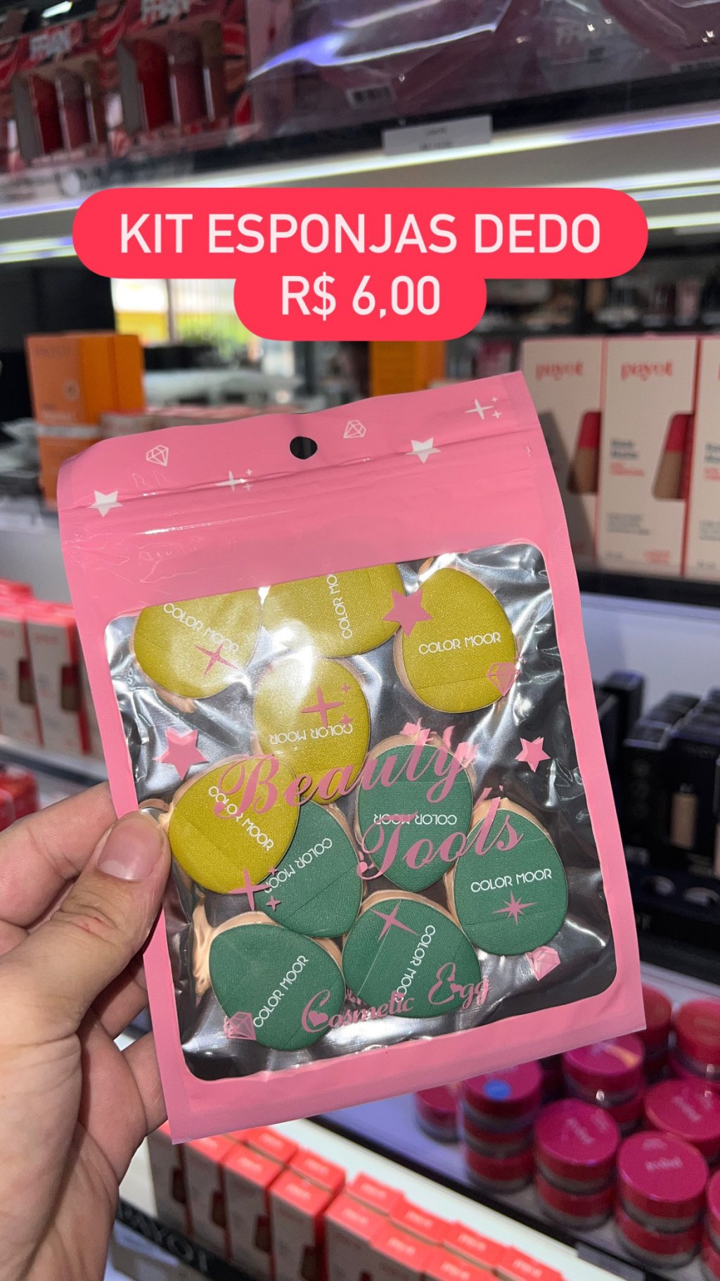 Kit esponjas dedo 
