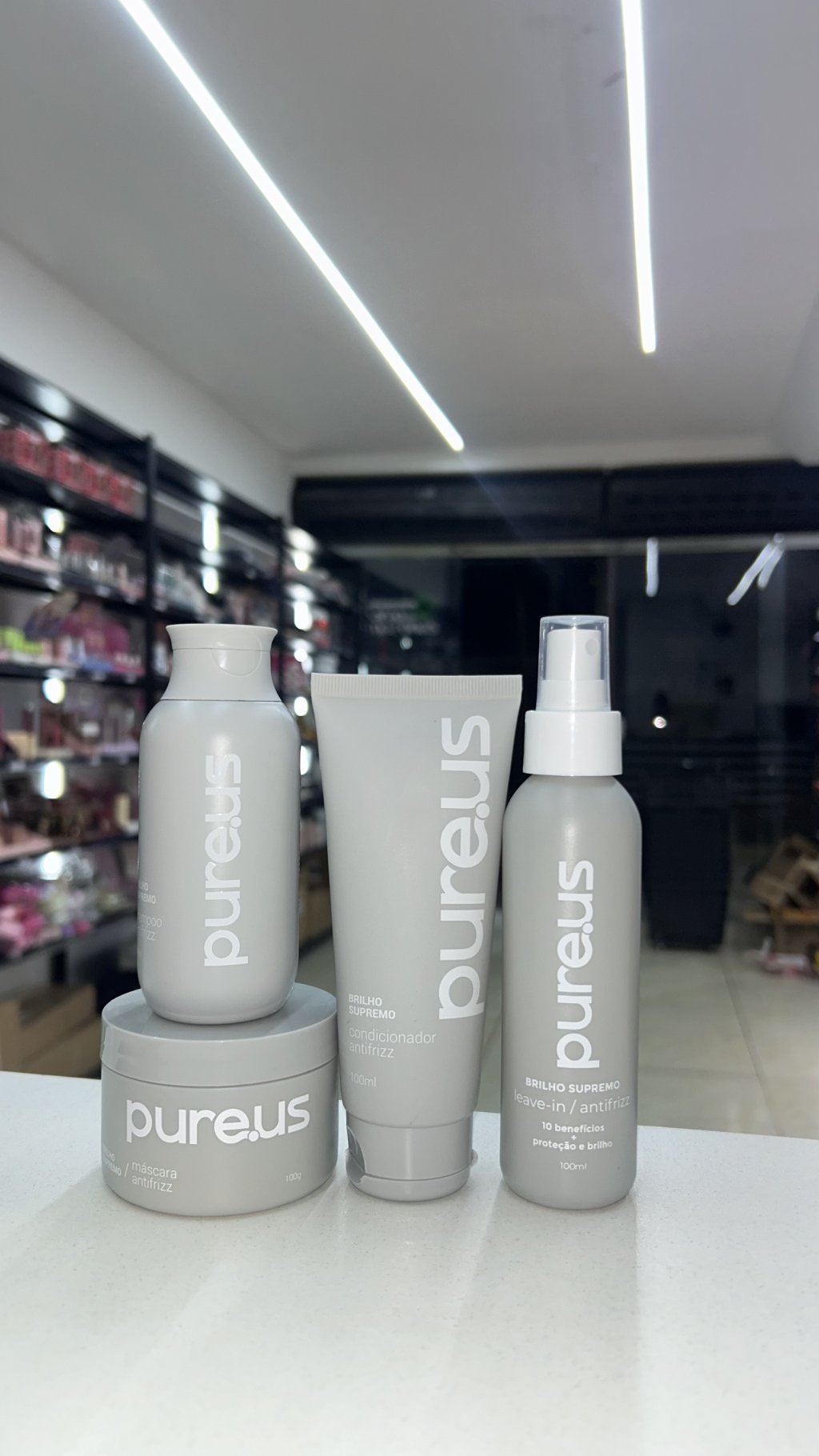 Kit de cabelo Anti Frizz