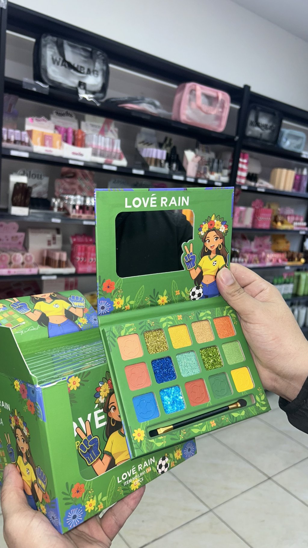 Paleta de sombras Brasil 