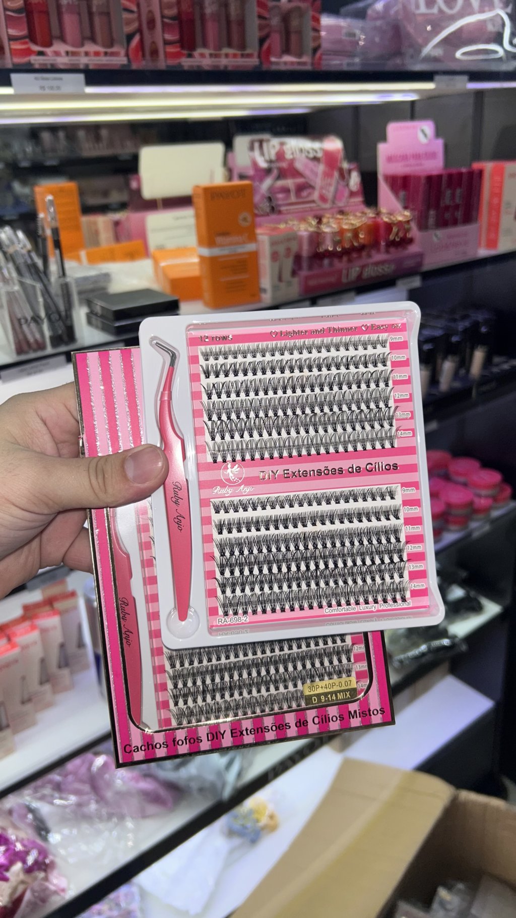 Tufinho com pinça 