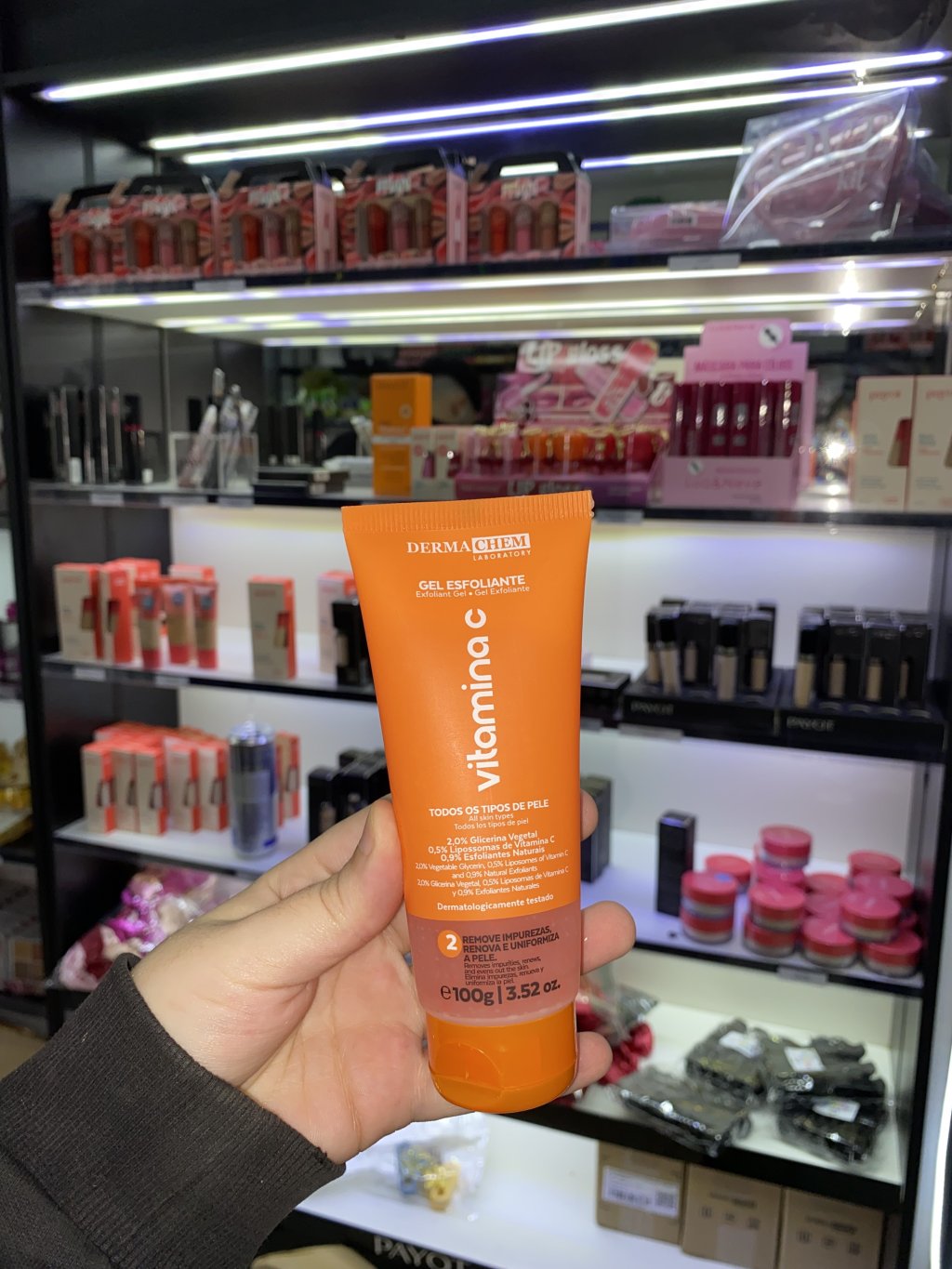 Esfoliante facial vitamina c 