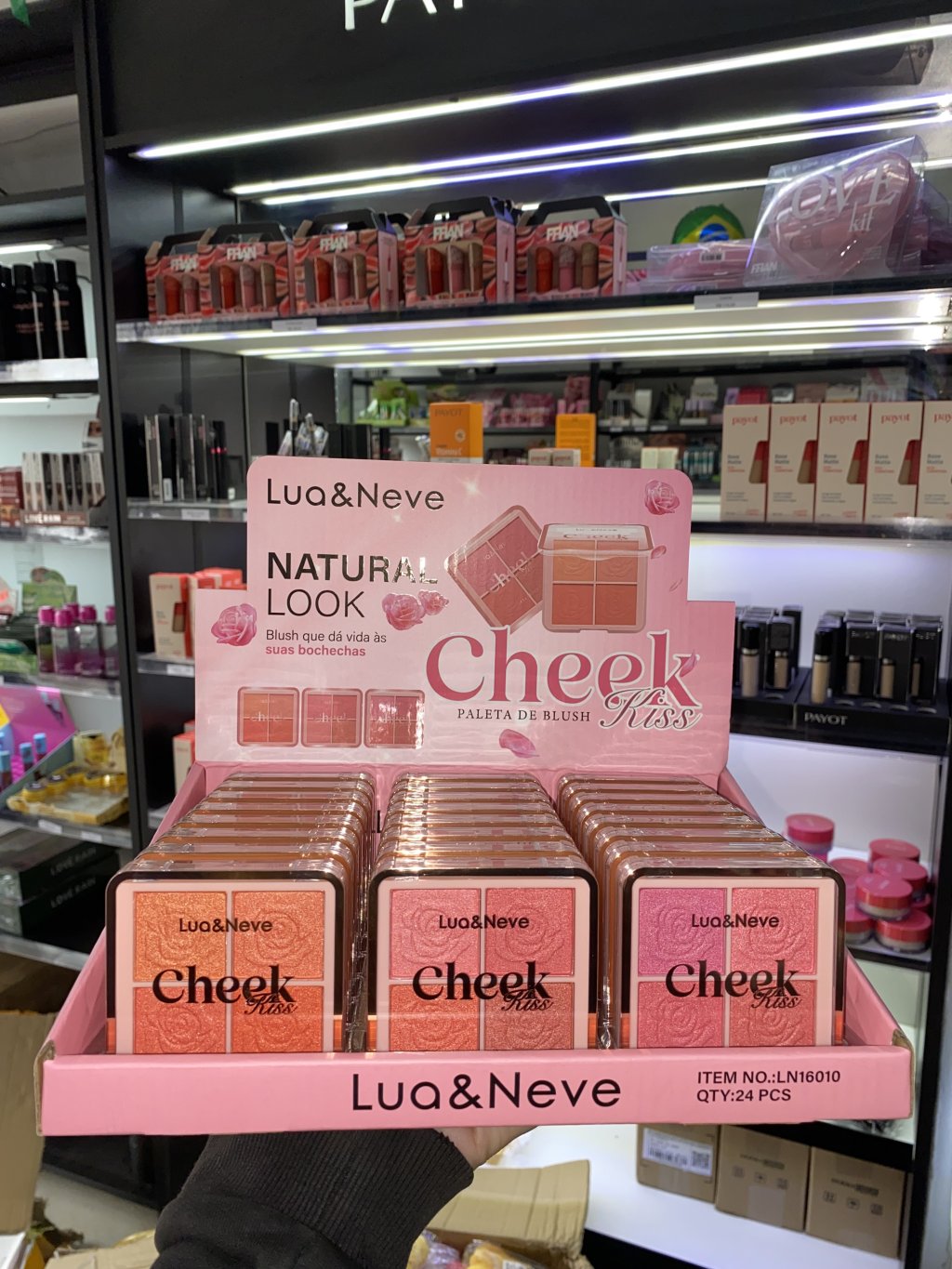 Quarteto de blush Lua e neve 