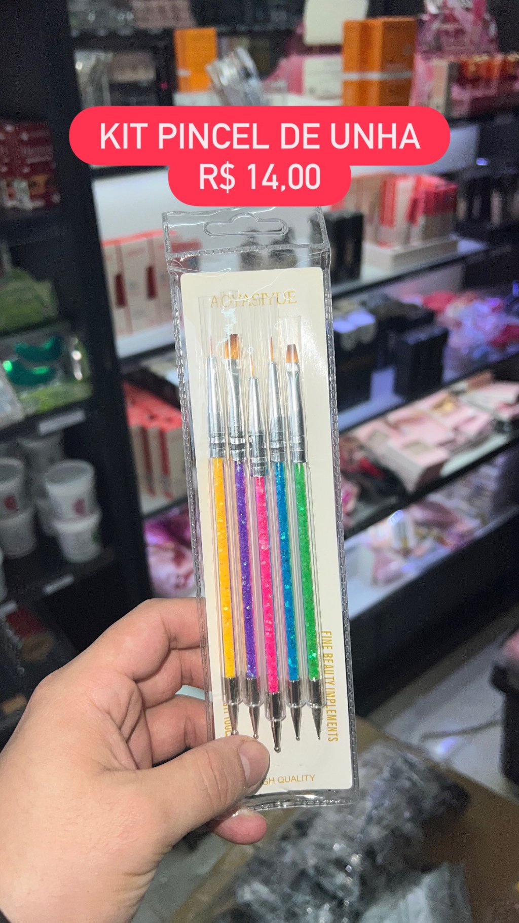 Kit pincel de unha 