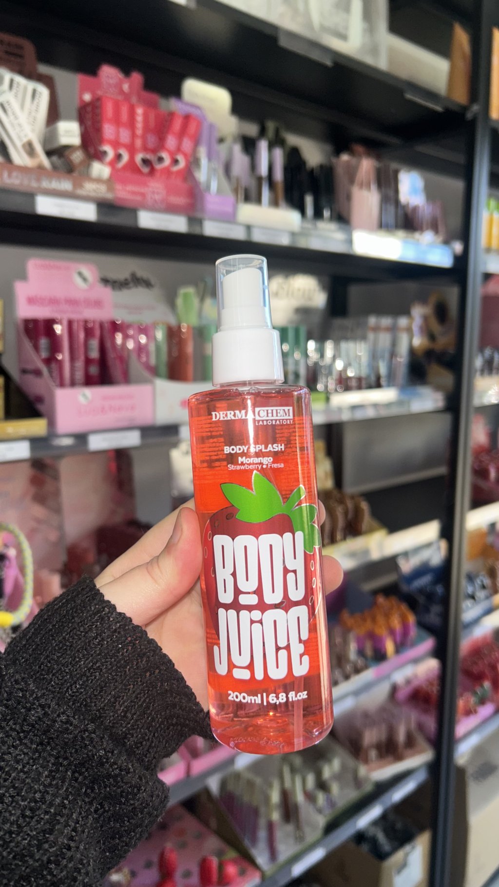 Body Splash morango Dermachem 