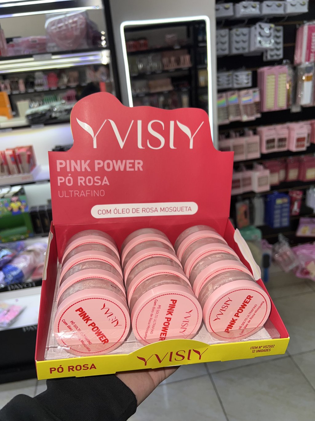 Pó solto Rosa 