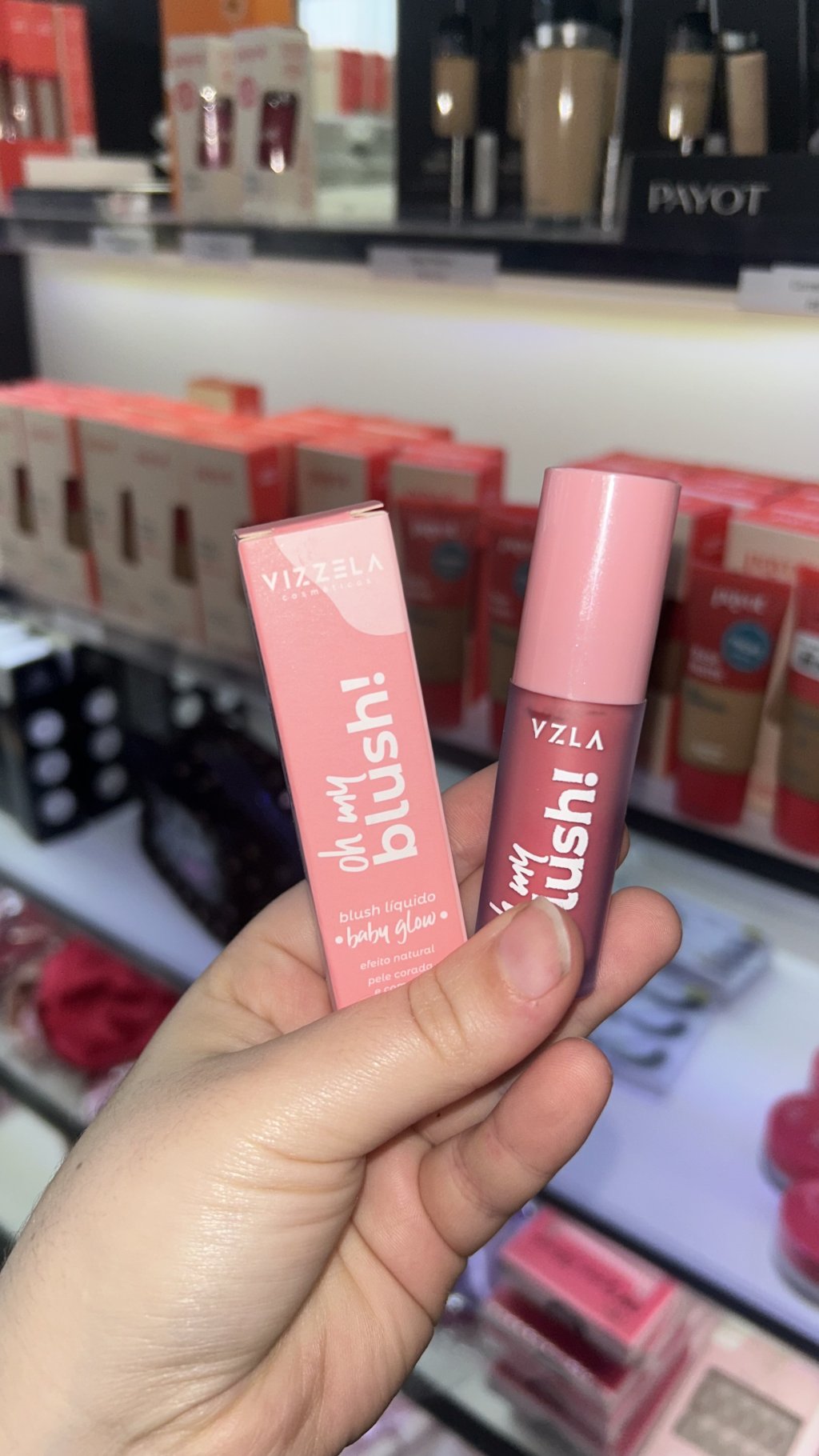 Blush líquido cor 1 Vizzela