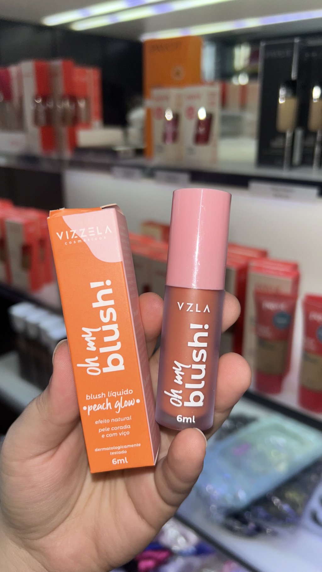 Blush líquido cor 2 Vizzela