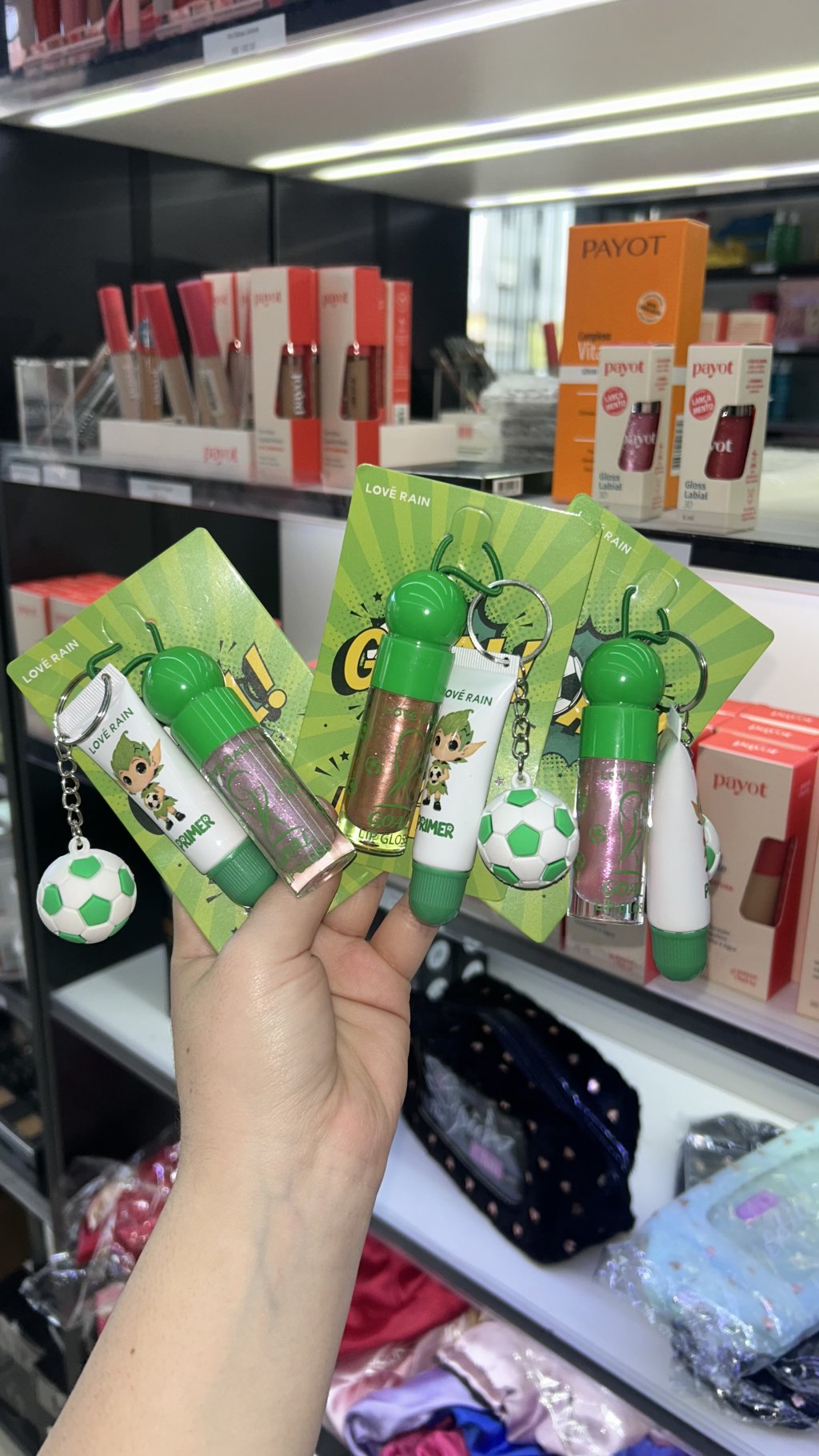 Gloss e Primer chaveiro 