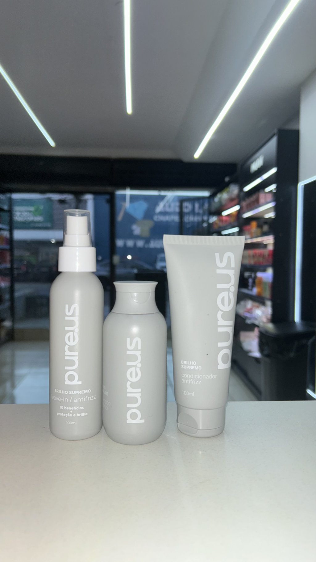 Kit de cabelo Anti Frizz