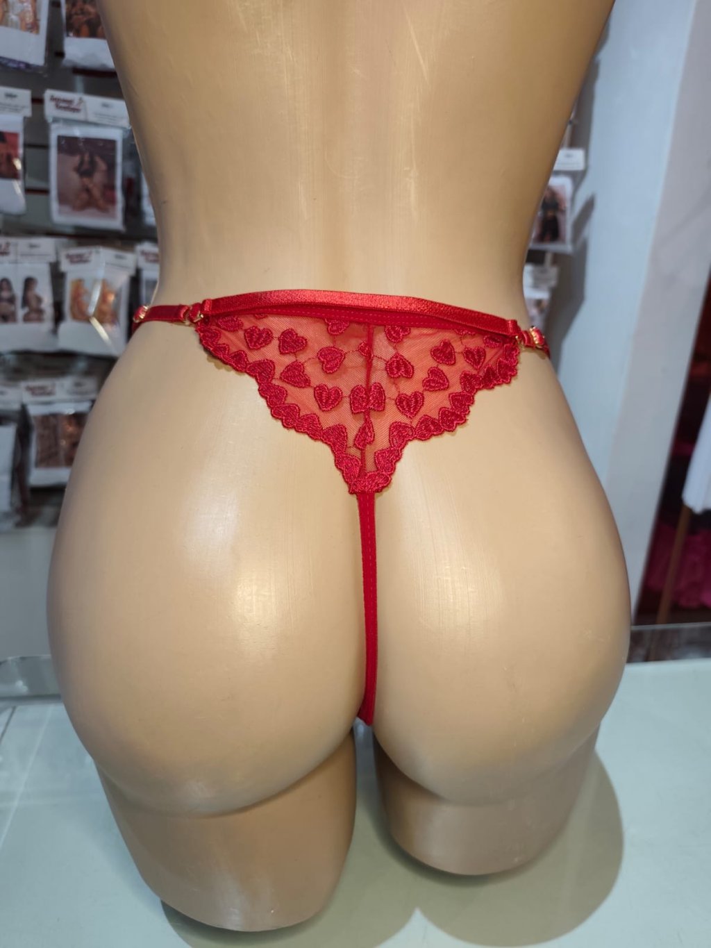 CALCINHA PERSONALIZÁVEL LOVE - VERMELHO