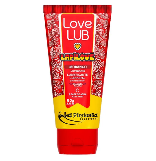 LUBRIFICANTE BEIJÁVEL LAPILOVE - MORANGO