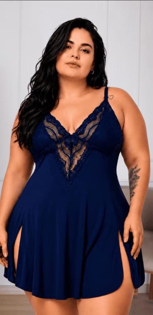 CAMISOLA SORAYA (G1) - AZUL ESCURO