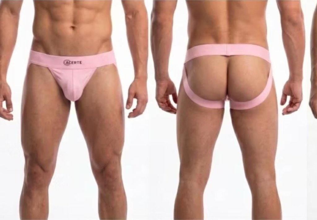 CUECA JOCKSTRAP - ROSA BEBÊ (G)