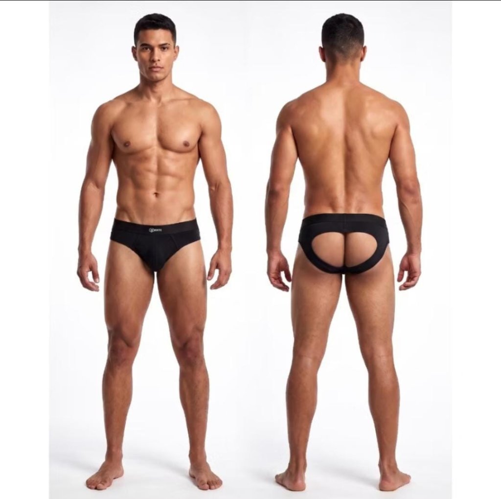 CUECA JOCKSTRAP BOTTOM - PRETA (G)