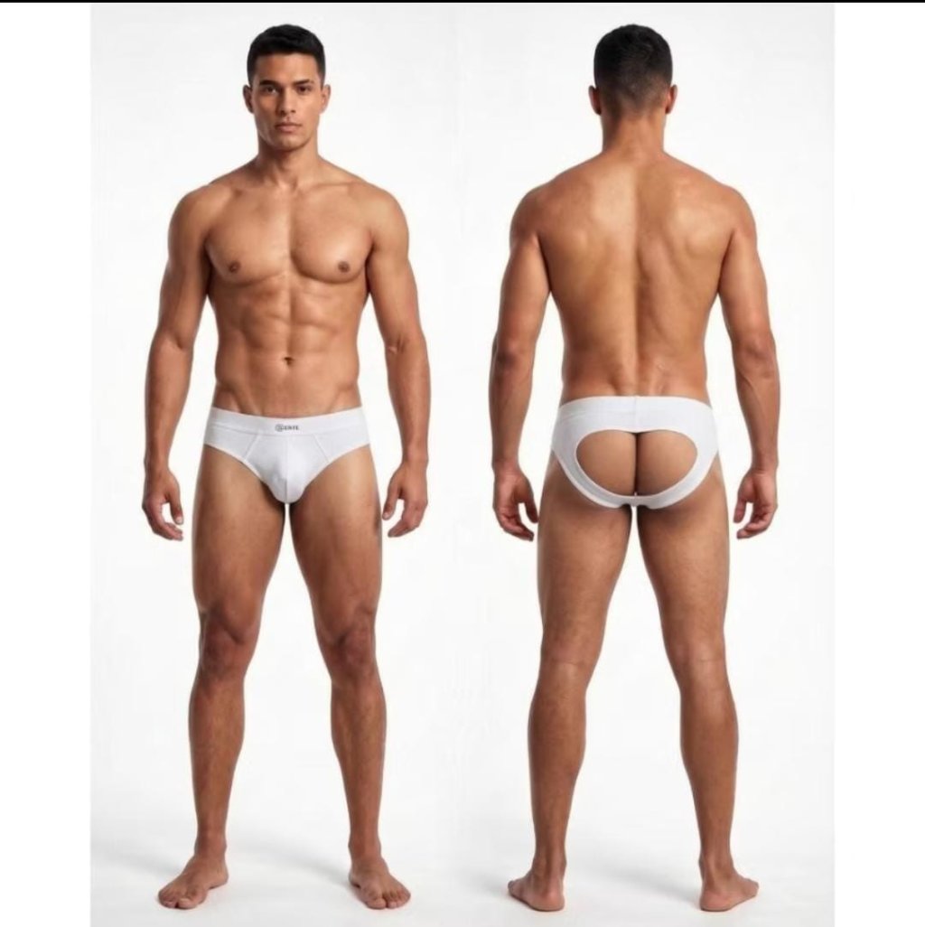 CUECA JOCKSTRAP BOTTOM - BRANCA (G)