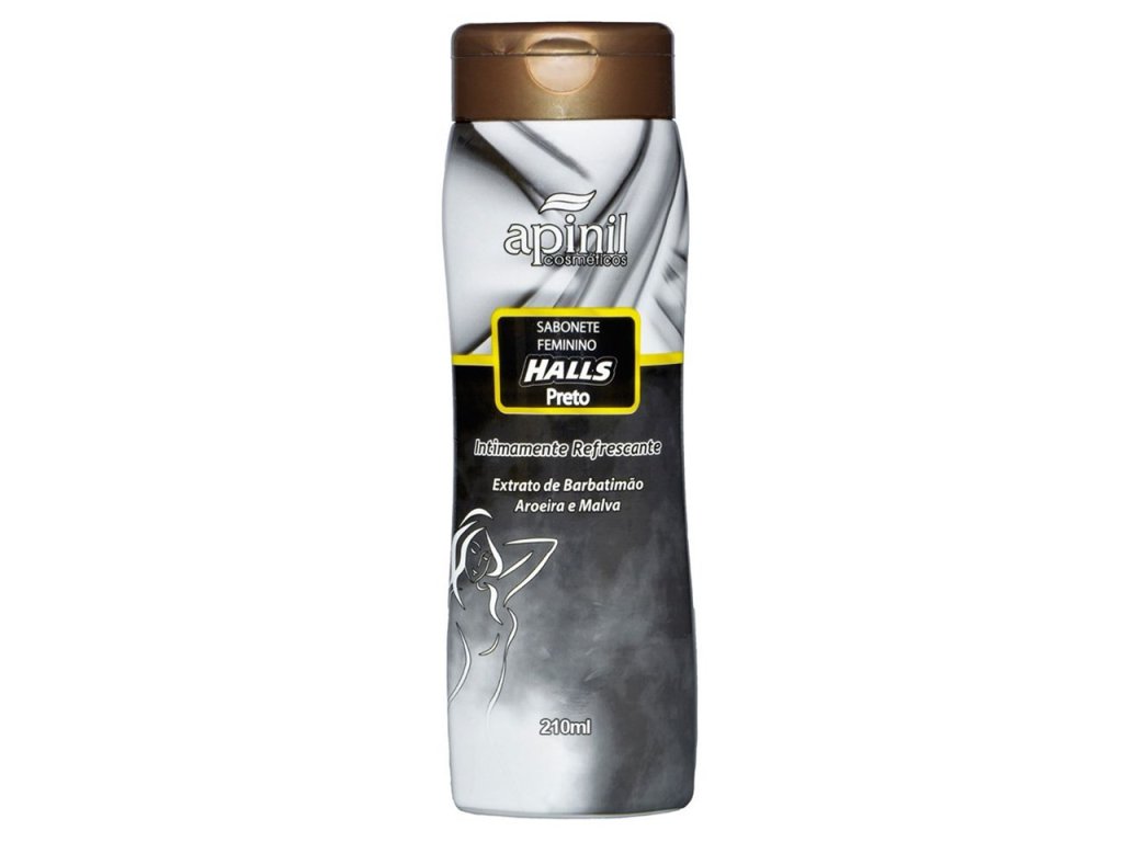 SABONETE ÍNTIMO - HALLS PRETO