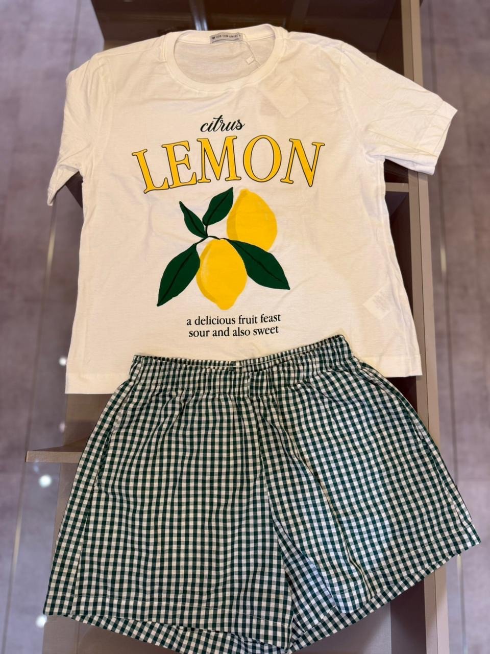 Pijama casual 100% algodão 