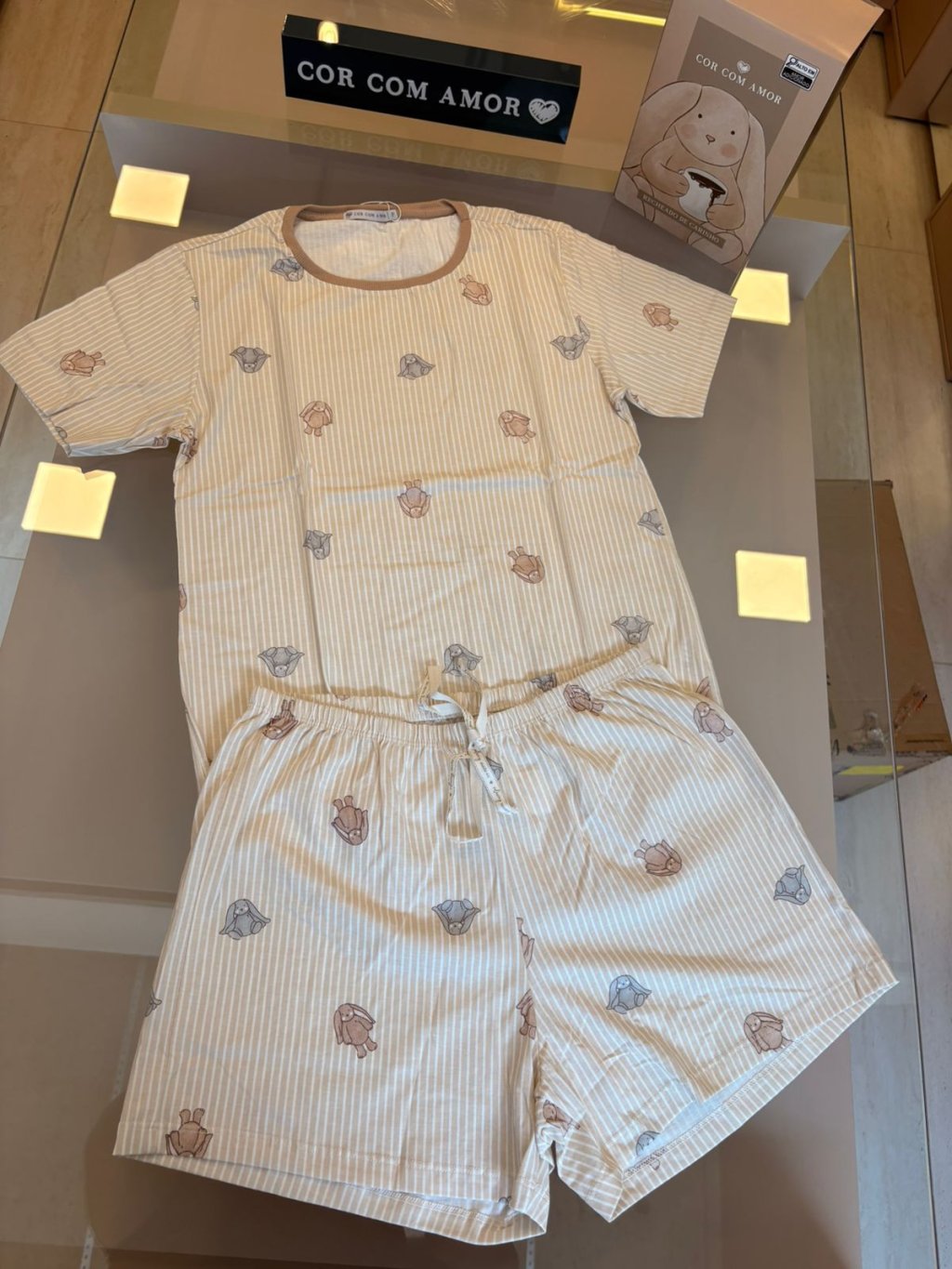 Pijama 100% algodão 