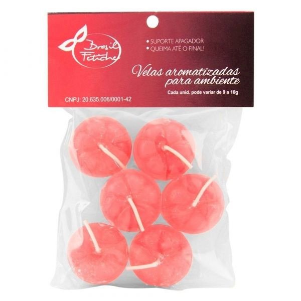 *VELA FLUTUANTE RECHAND 06 UNIDADES BRASIL FETICHE