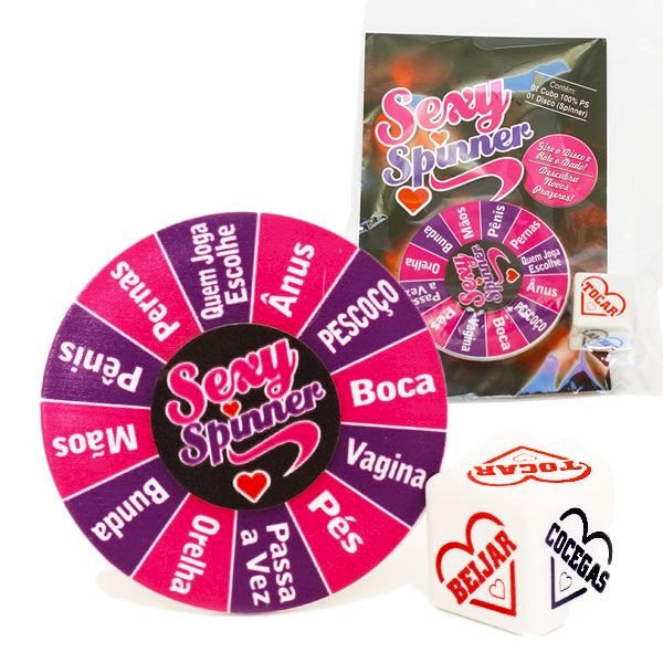 ºJogo de Dado Sexy Spinner com Disco