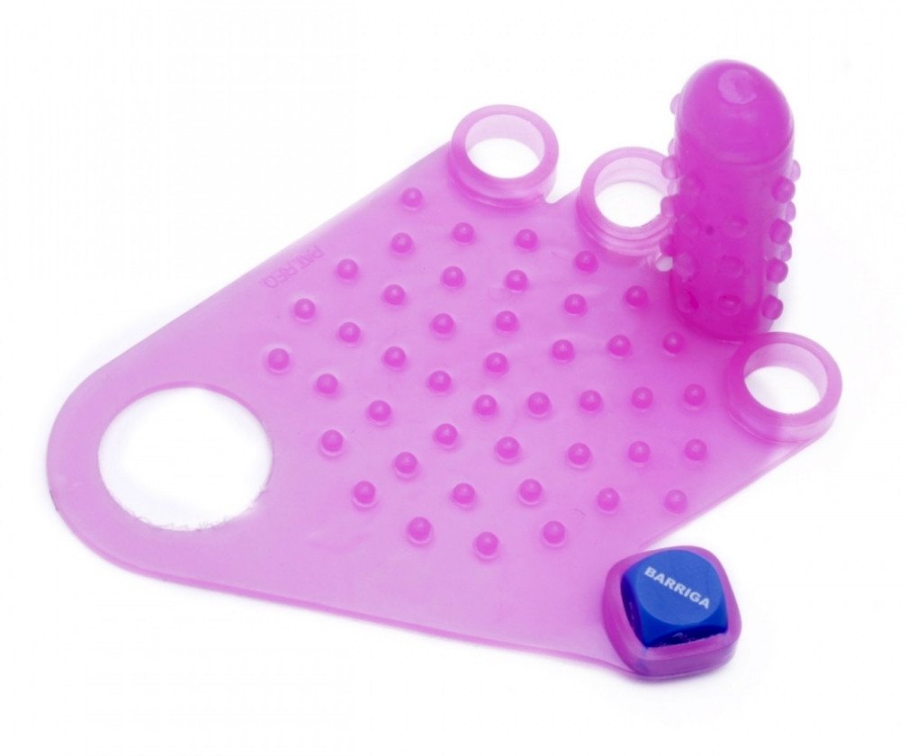 *Luva Erótica para Massagem com Dedeira