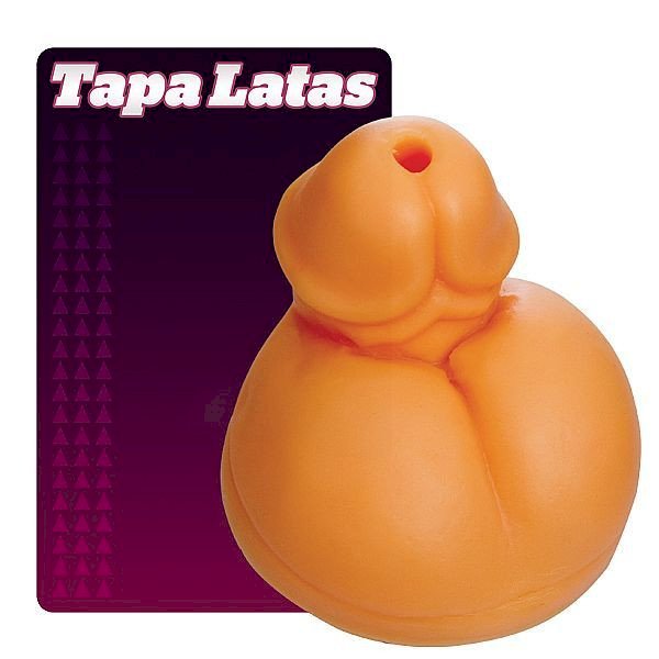 ºTapa lata em formato de pênis