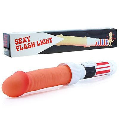 ºSexy Flash Light - Lanterna com ponta em formato de pênis