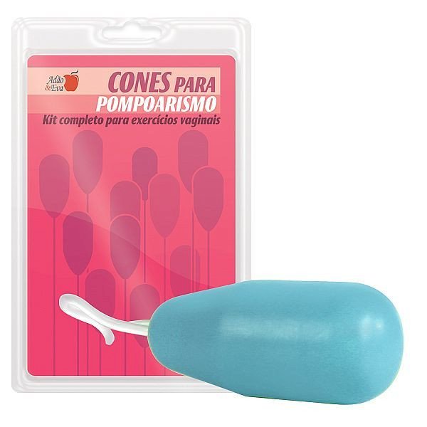 *Cone para Pompoarismo - Azul 70gr