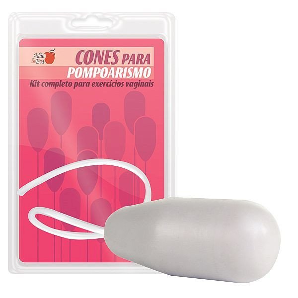 *Cone para Pompoarismo - Marfim 45gr