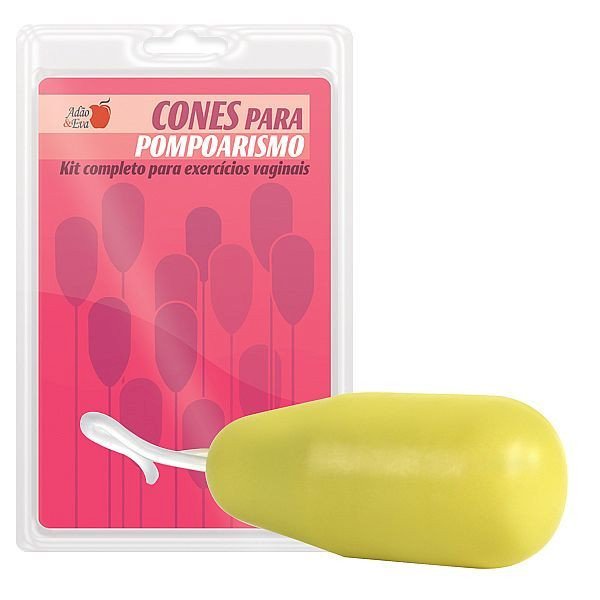 *Cone para Pompoarimo - Amarelo 32gr