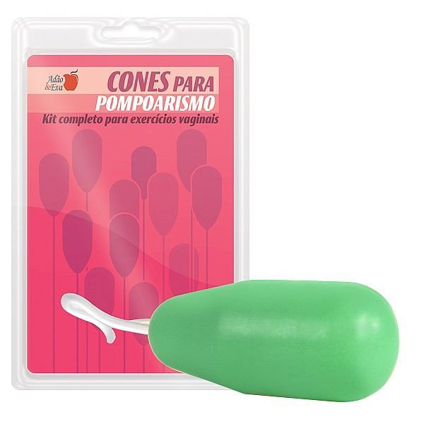 *Cone para Pompoarismo - Verde 57gr