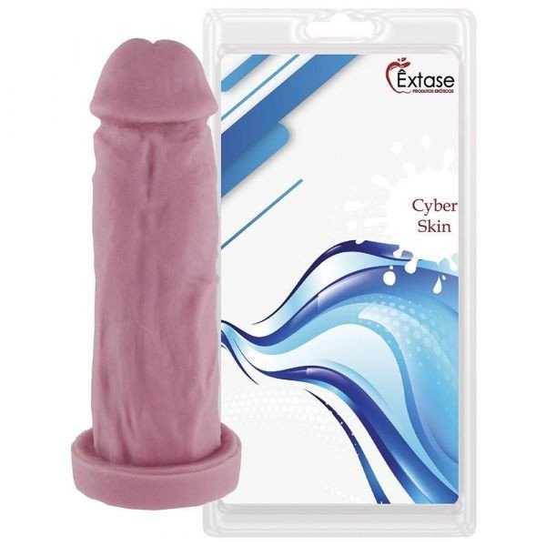 ºCAPA PENIANA CYBER SKIN 16,5 X 4,5CM ÊXTASE 