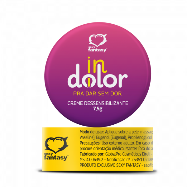 *InDolor - Pomada Dessensibilizante anal - Anestésico - 7898509547613