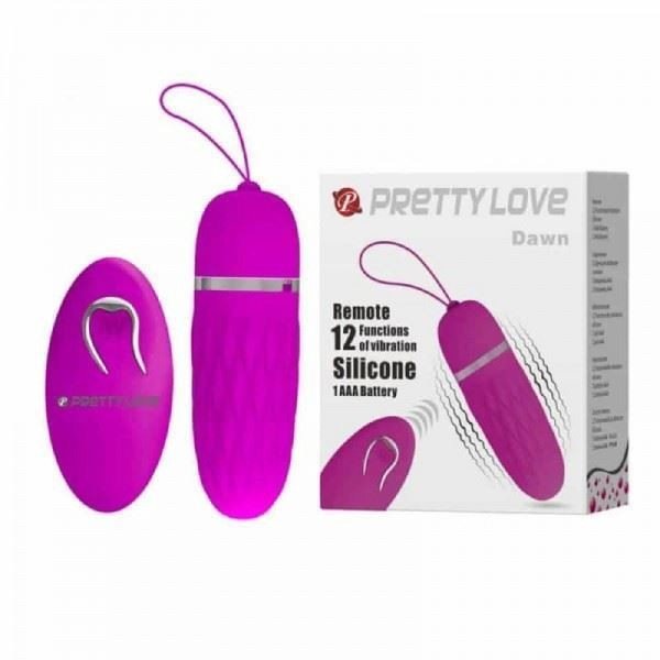 ºVIBRADOR BULLET DAWN 12 VELOCIDADES COM CONTROLE REMOTO PRETTY LOVE 