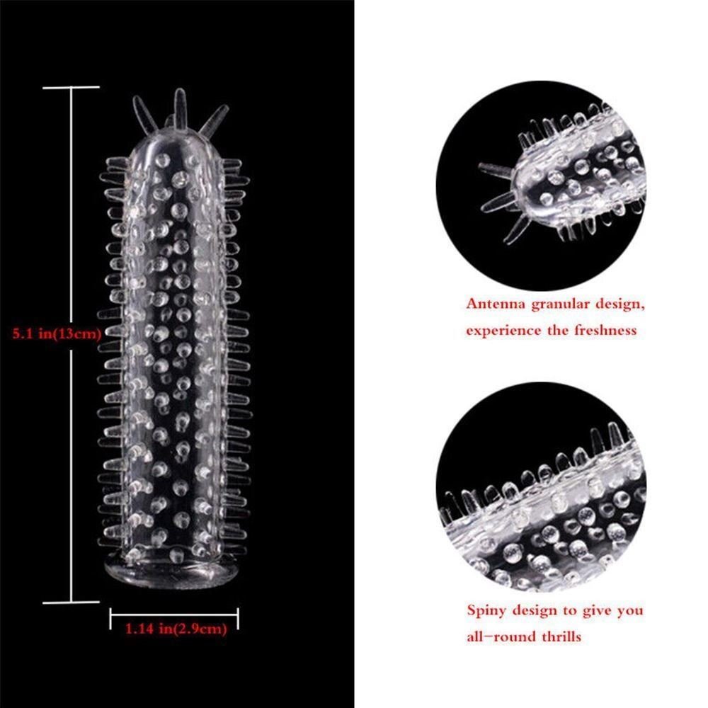 ºCAPA PENIANA SLEEVE ONE COM NÓDULOS FLEXIVEL 12,5 X 3,5CM  