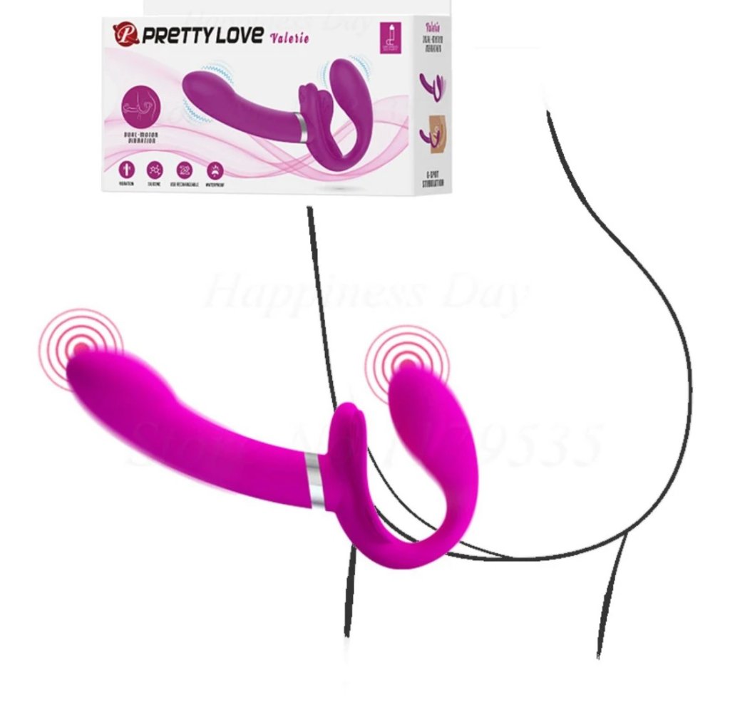ºVALERIE - VIBRADOR PRETTY LOVE - P/ CASAIS- RECARREGÁVEL USB