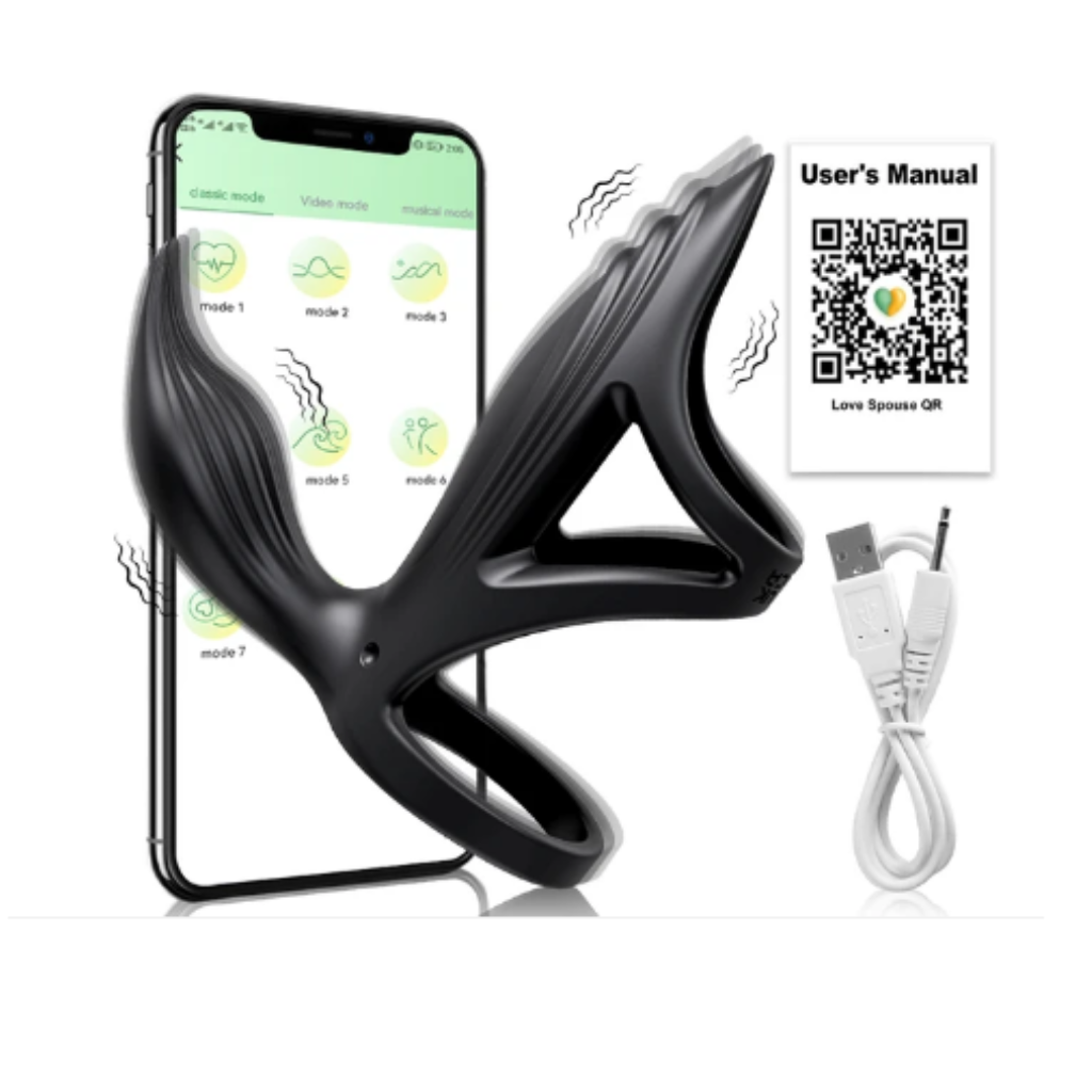 ºVIBRADOR PENIANO COM ANEL DUPLO 