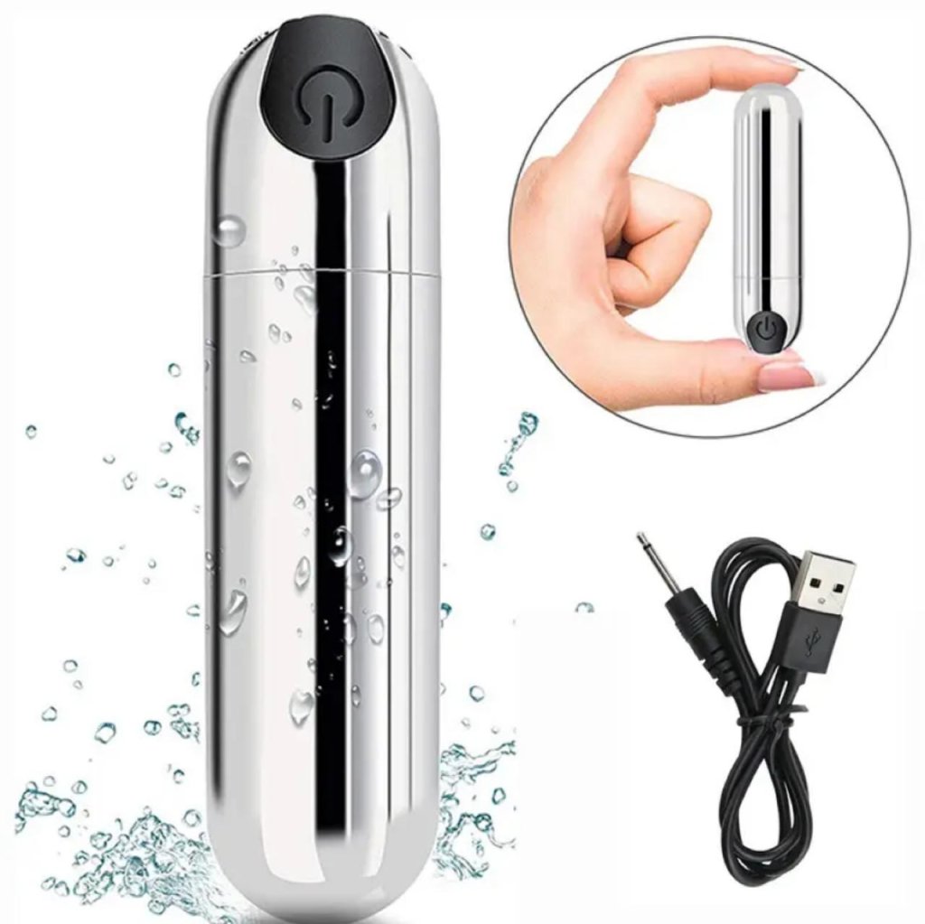 ºMINI VIBRADOR USB - RECARREGÁVEL - BULLET IMPORTADO 