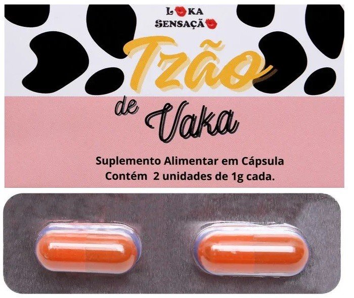 ºTzão De Vaka Cápsulas-Afrodisíaco Excitante Loka Sensação - 7898969629119